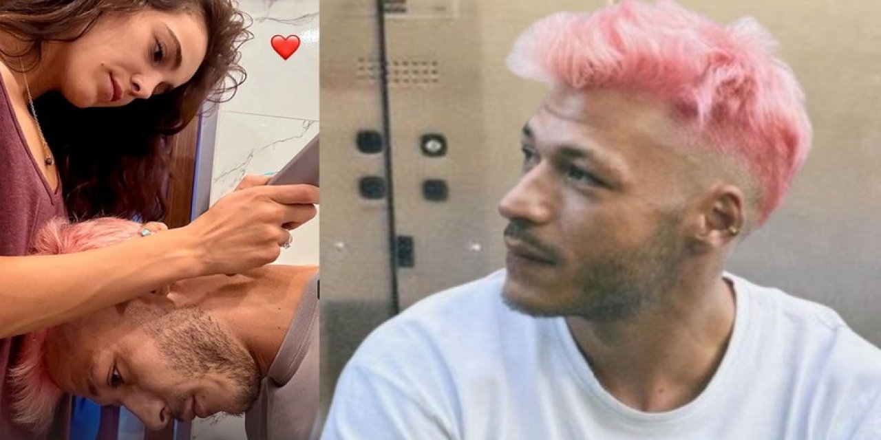 Kubilay Aka saç tıraşını sevgilisi Hafsanur Sancaktutan'a yaptırdı