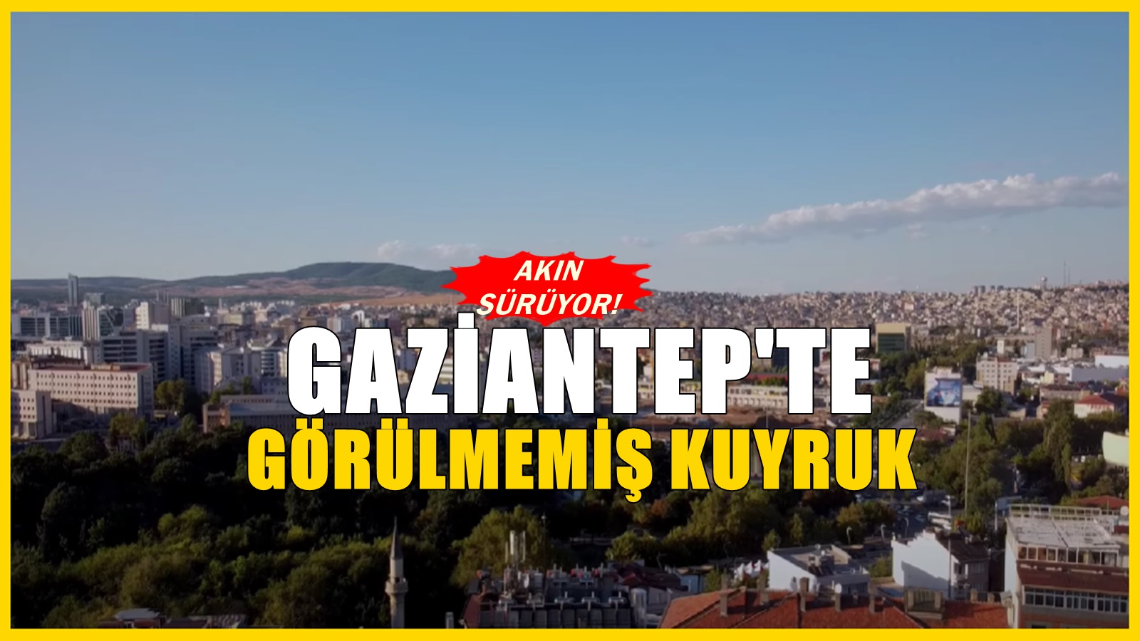 Gaziantep'te uzun kuyruklar oluştu! "Kuyruğun Ucu Bucağı Gözükmedi!"