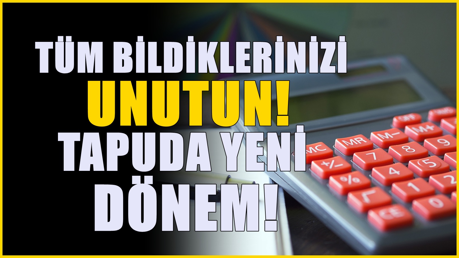 81 ilde tapuda yeni dönem başladı! Artık ceza belgesi düzenleniyor