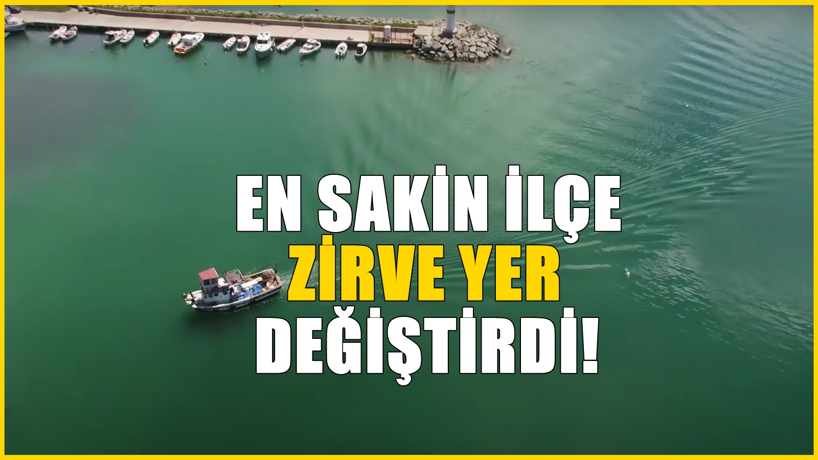 Zirvedeki ilçe yer değiştirdi! Türkiye'nin en sakin ilçesi belli oldu