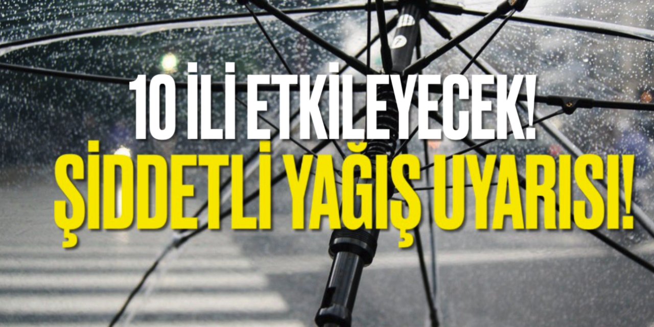 Meteoroloji Uyardı! Afrika Sıcakları Beklenirken 10 İle Şiddetli Yağış Geliyor