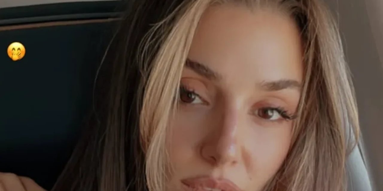 Hande Erçel yeni tarzını paylaştı