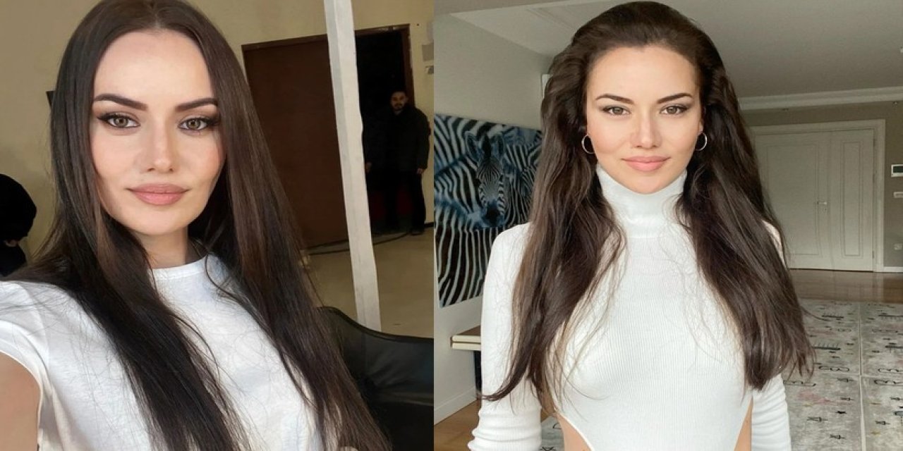 Fahriye Evcen'den hayran bırakan yeni imaj