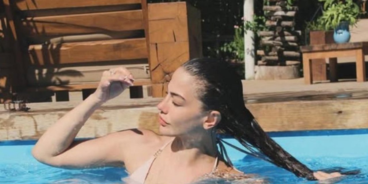 Demet Özdemir havuz pozlarıyla sosyal medyada gündem oldu