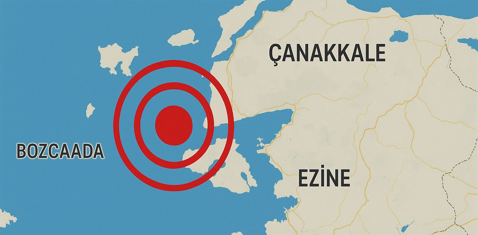 Ege Denizi'nde Korkutan Deprem! Çanakkale ve İlçelerinde Hissedildi