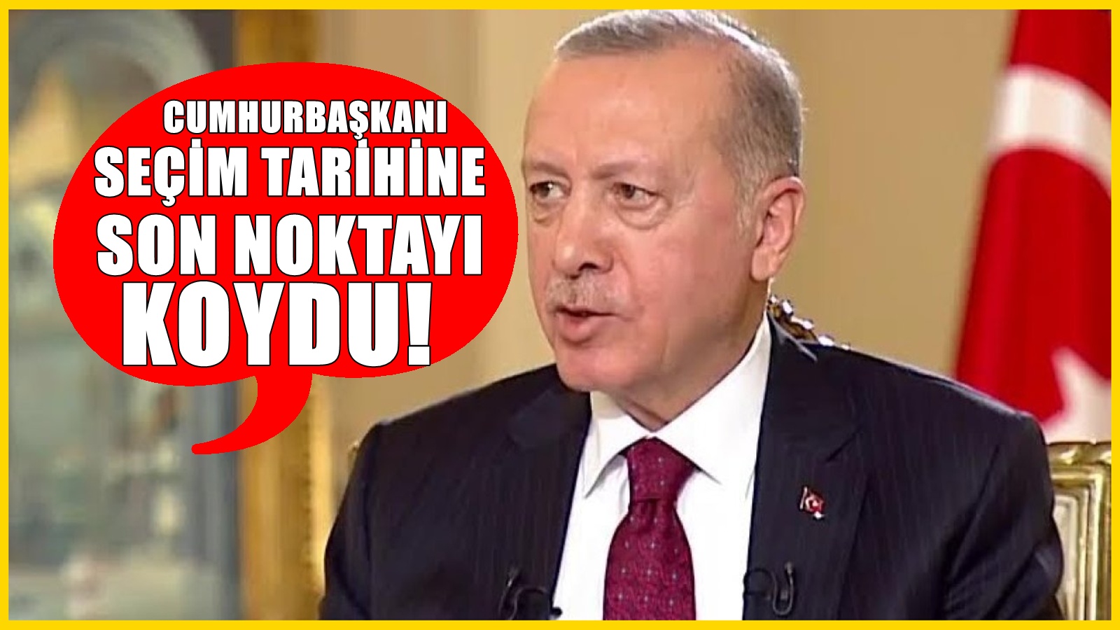 Erdoğan seçim tarihini açıkladı