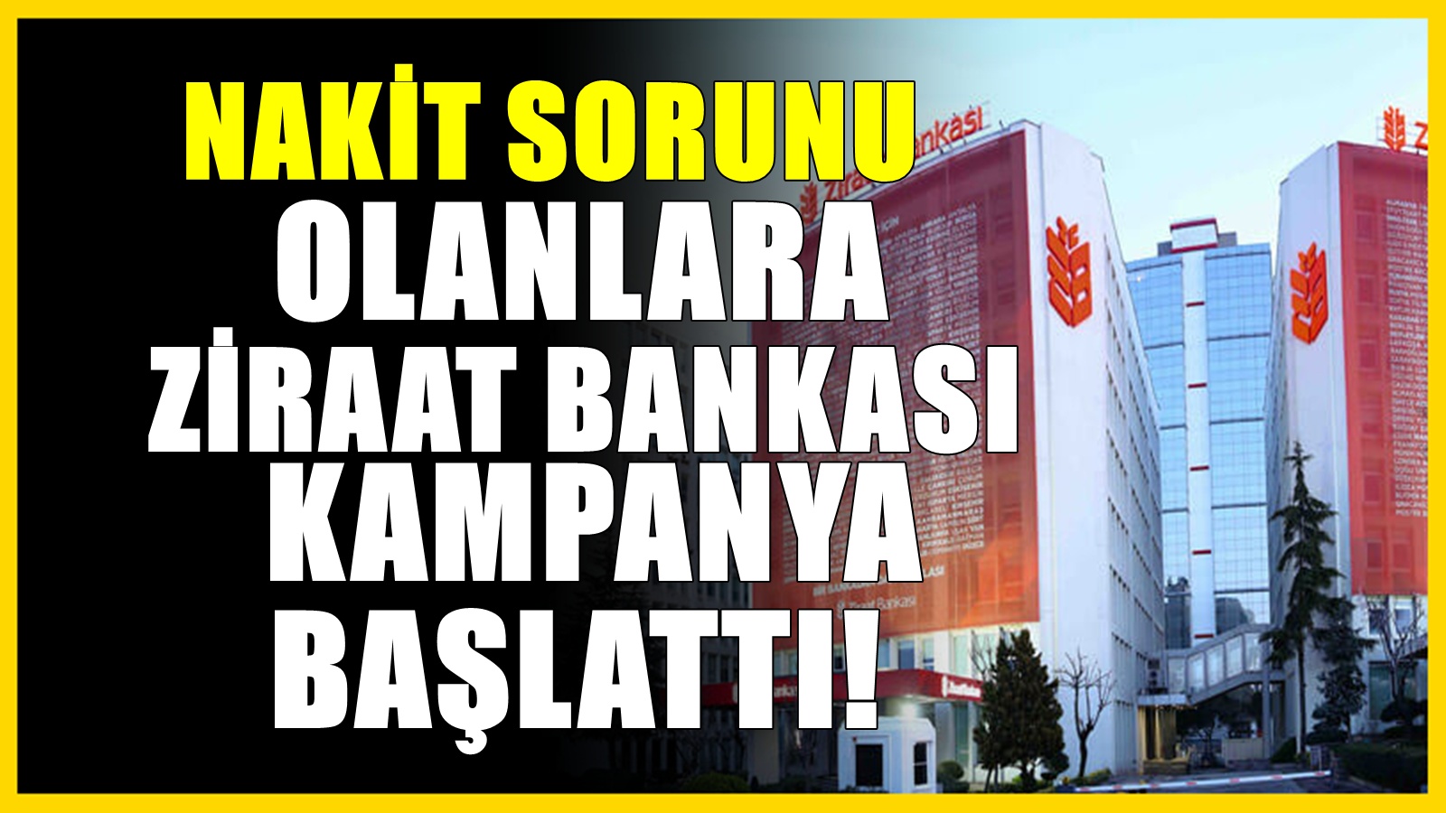 24 Saatte Ödeme! Ziraat Bankası'ndan Yeni İhtiyaç Kredisi Kampanyası