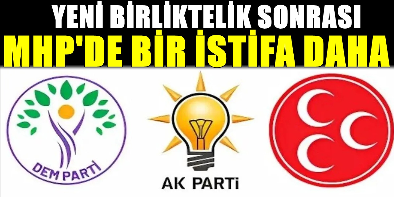 MHP'de bir süreç istifası daha: ''MHP-AKP-DEM ittifakıyla yürümeyeceğim''