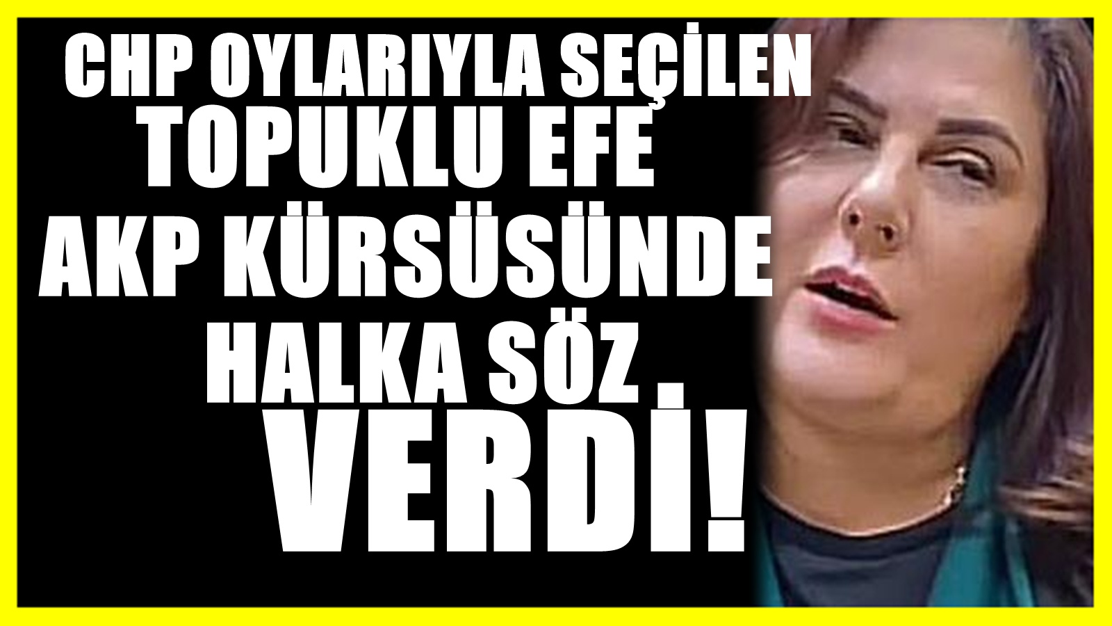 AKP rozetini takan Özlem Çerçioğlu konuştu: 'Alnım Ak, Başım Dik'