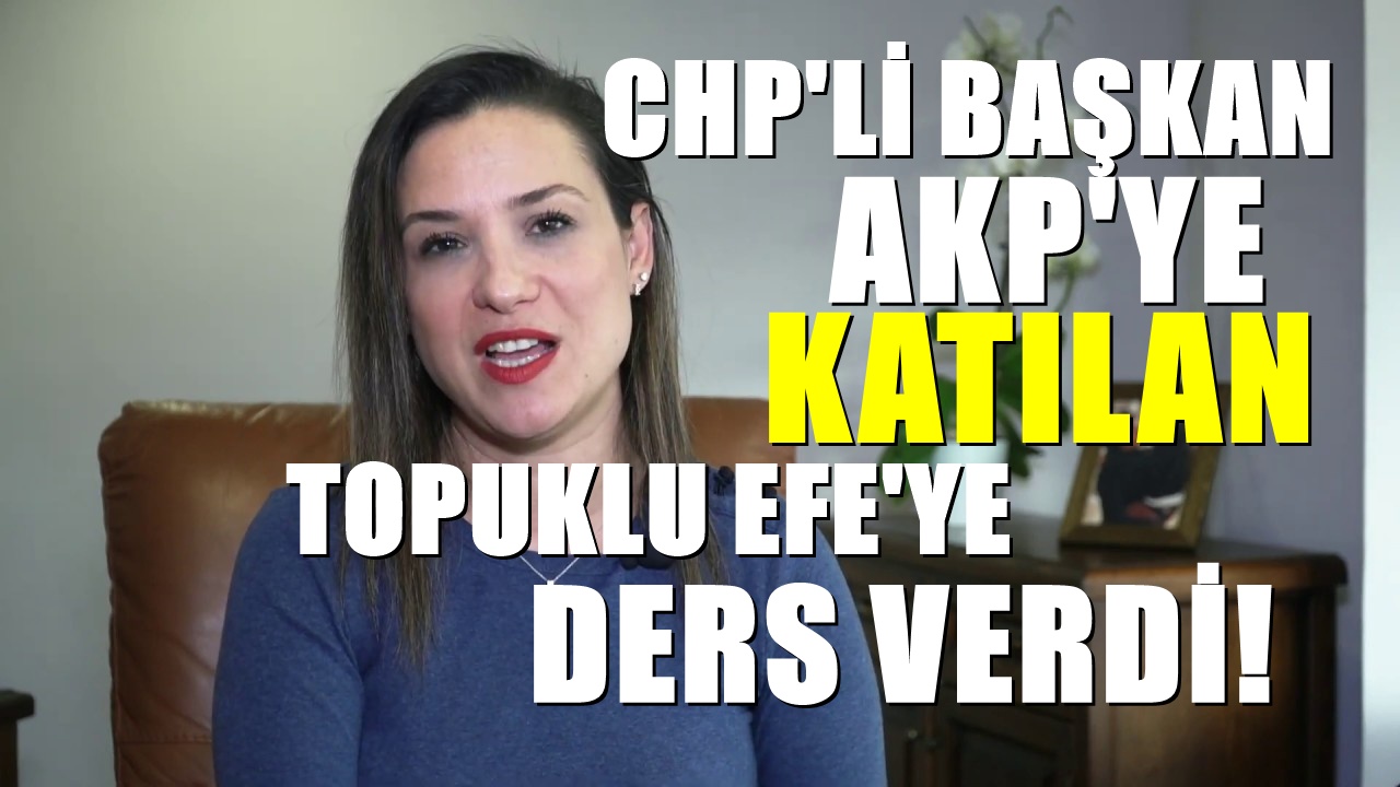 CHP’li Kadın Belediye Başkanından Çerçioğlu’na Olay Gönderme