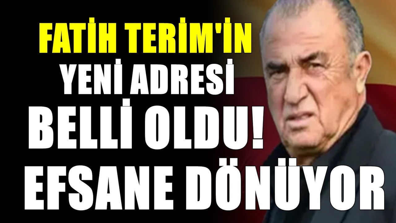 Fatih Terim'in yeni adresi belli oldu! Tercihi şaşırttı