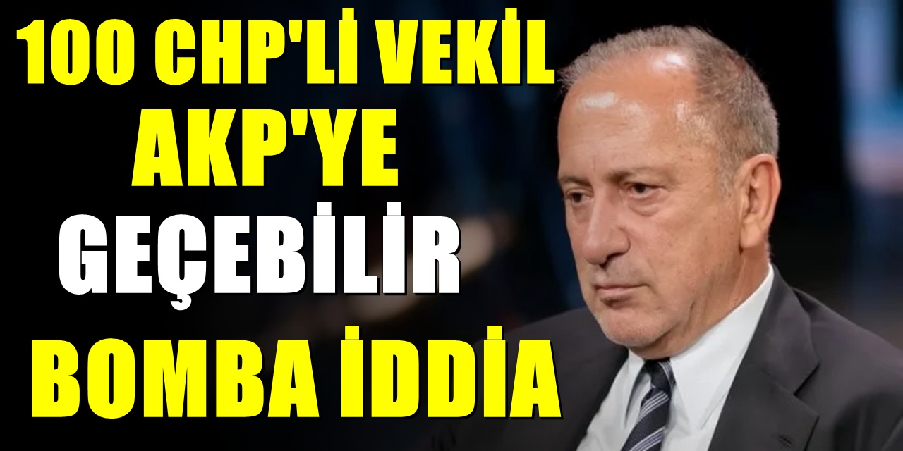 Fatih Altaylı'dan bomba iddia! 100'e yakın CHP'li vekil AKP'ye geçerse...