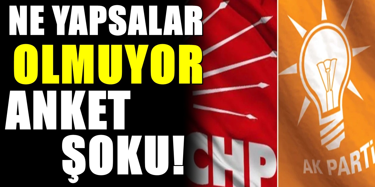 Son ankette AKP ve CHP'yi üzecek sonuç! Rakamlar çakıldı