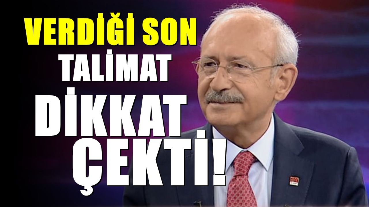 Kemal Kılıçdaroğlu'ndan çok konuşulacak talimat! Ankara kulisleri bunu konuşuyor