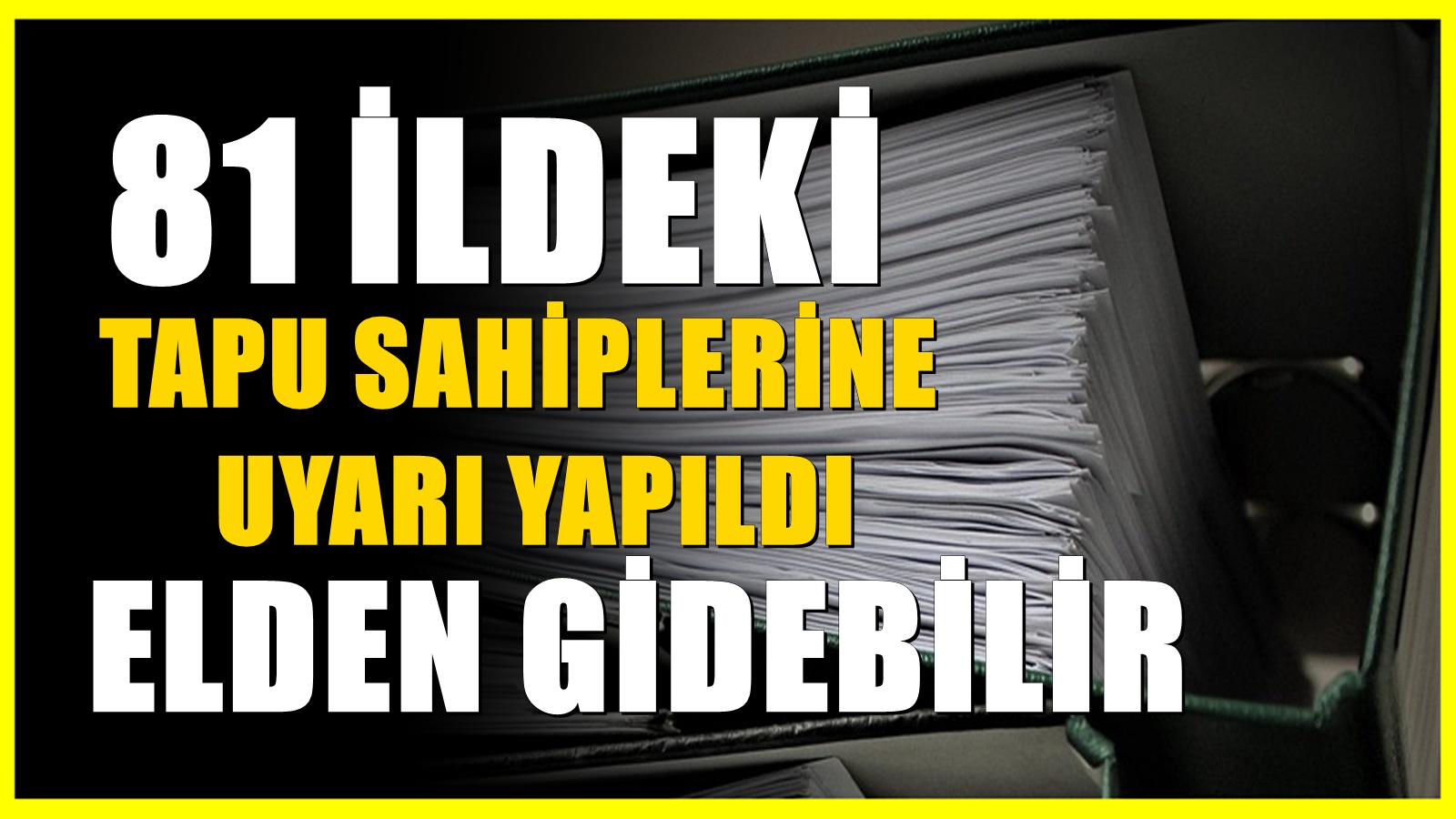 Tapu sahipleri için kritik uyarı: e-Devlet’ten yapmazsanız risk büyük!