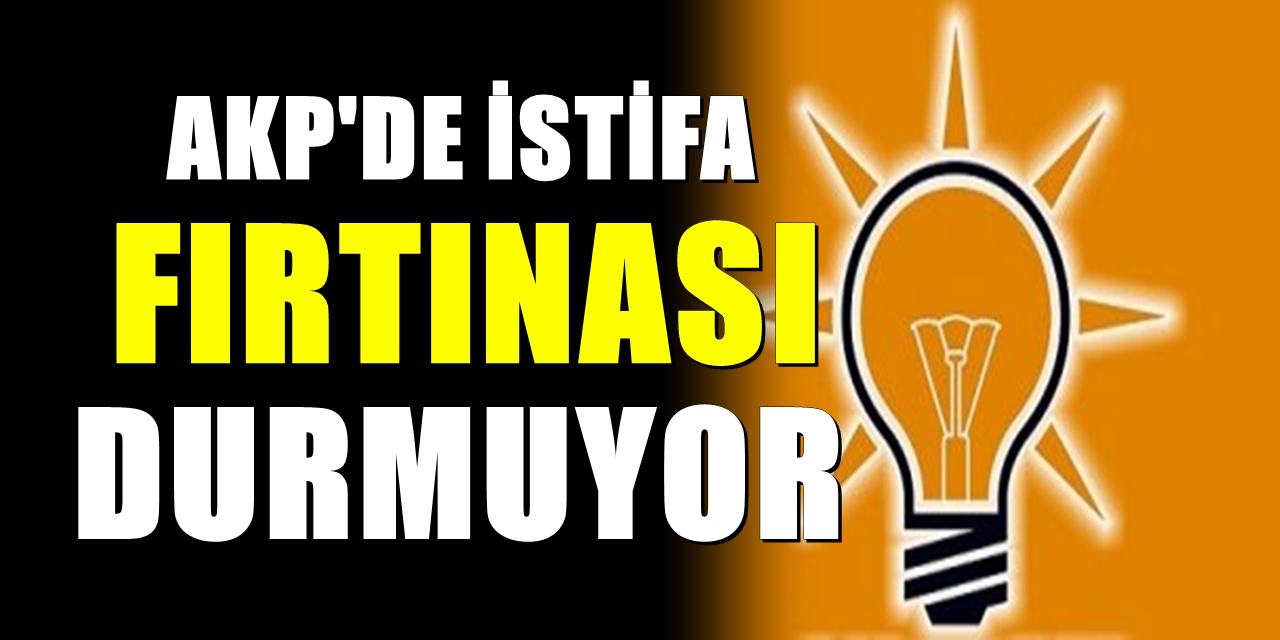 AKP'de istifalar durmuyor. Bir isim daha bıraktı