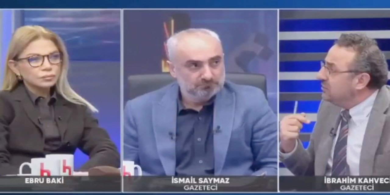Halk TV'de İsmail Saymaz ve İbrahim Kahveci birbirine girdi! Konu Özgür Özel
