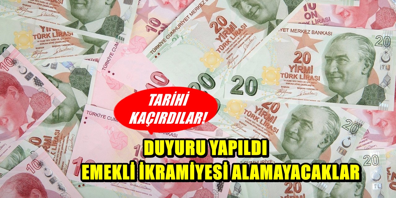 Emekli ikramiyesi alamayacaklar... Uyarı yapıldı, onlara ödeme yok