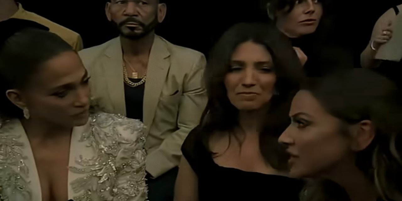 Paris Moda Haftası'na damga vuran kare: Hadise ve Jennifer Lopez ele ele, göz göze!