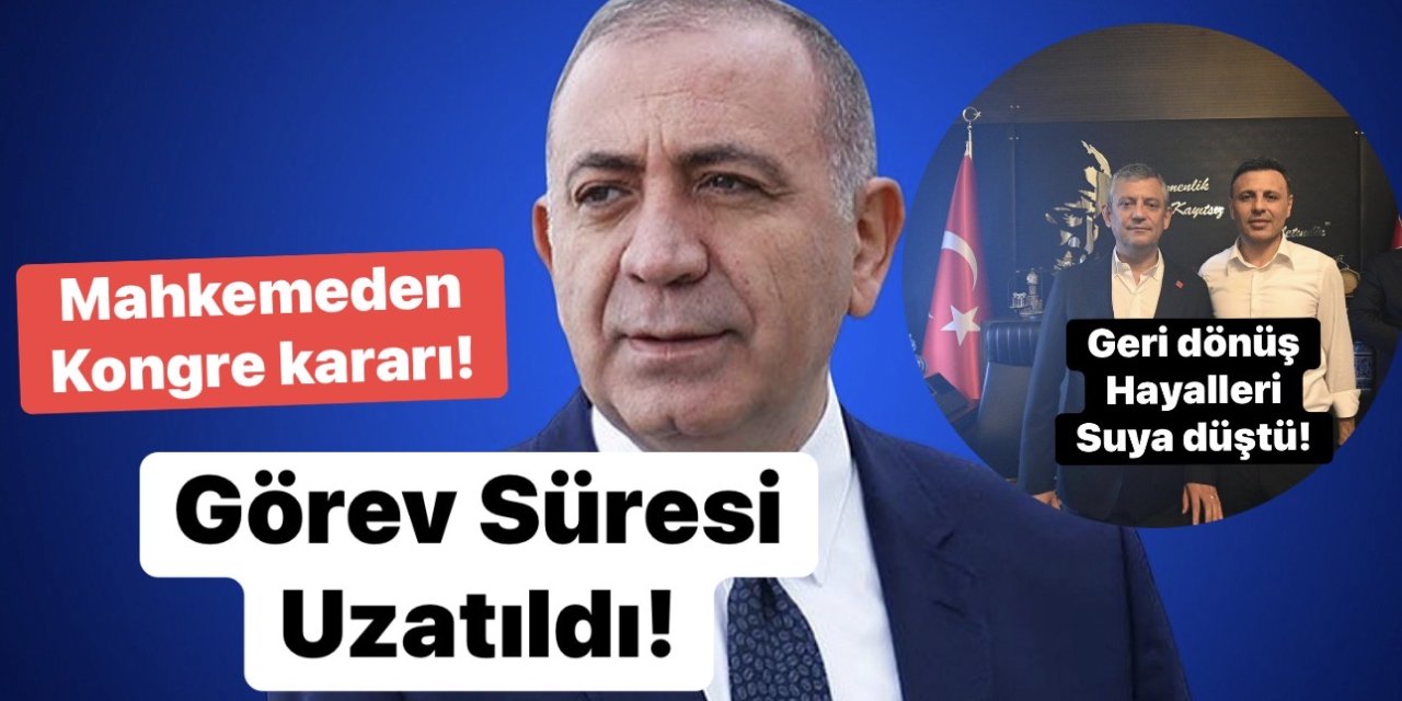 Mahkemeden kongre kararı! Gürsel Tekin göreve devam edecek