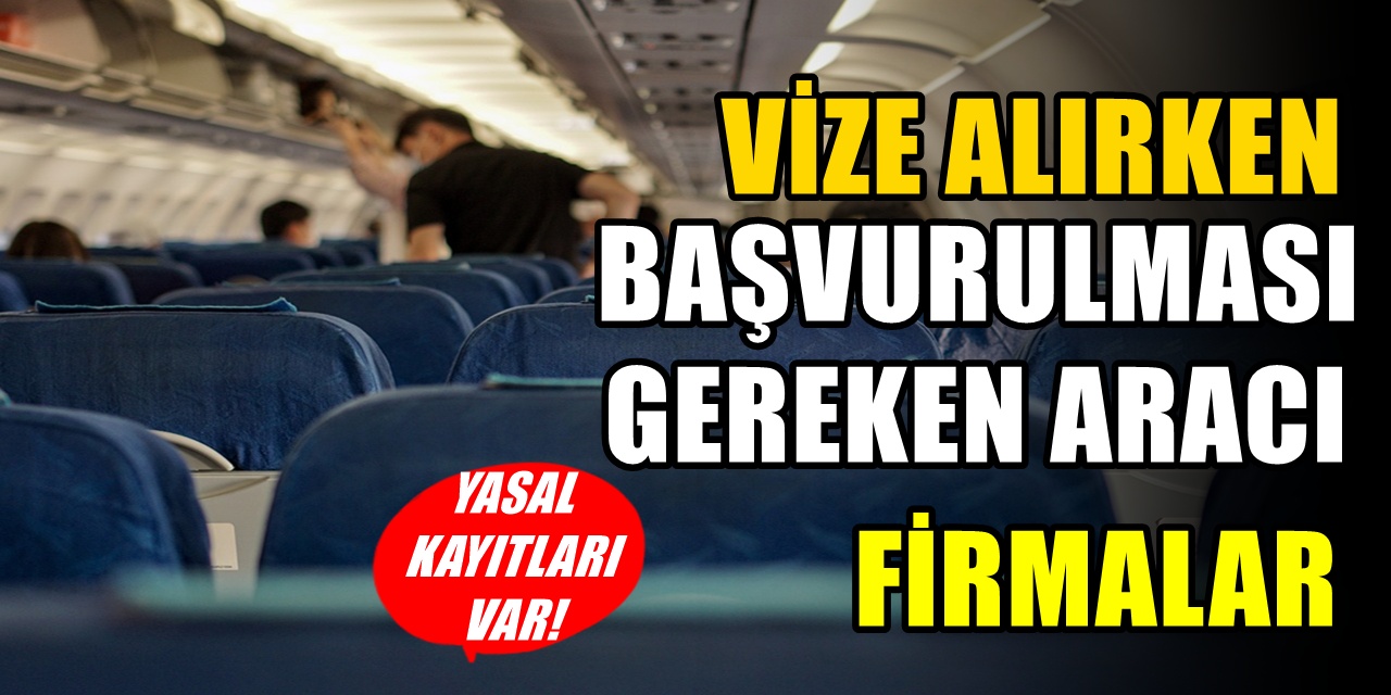 Avrupa'dan vize almak için yasal aracı şirketler