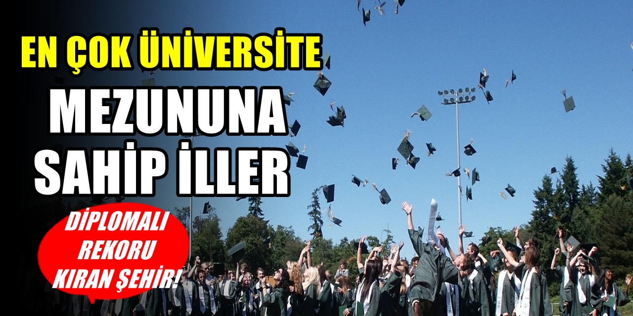 En çok üniversite mezununa sahip şehirler! Türkiye'nin diploma şampiyonu 10 ili