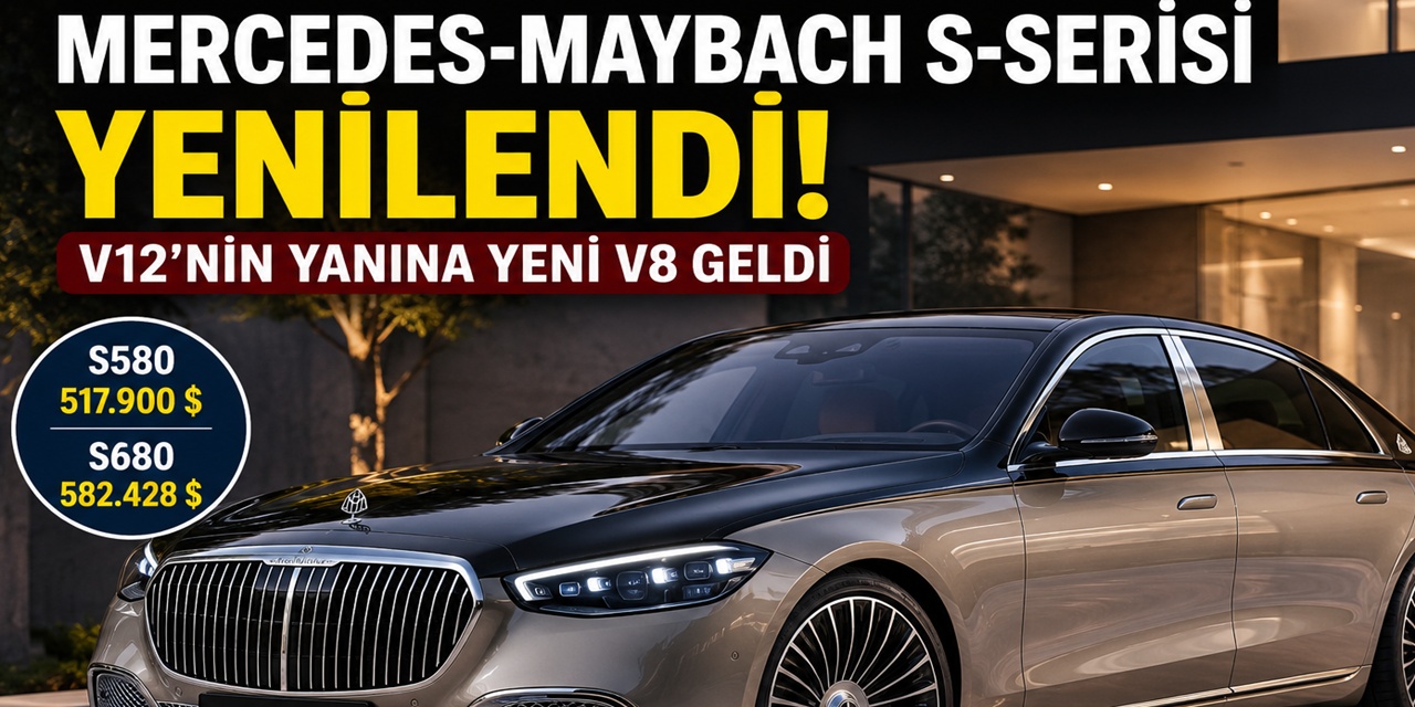 2027 Mercedes-Maybach S-Serisi yenilendi: S580 ve S680’in fiyatları belli oldu