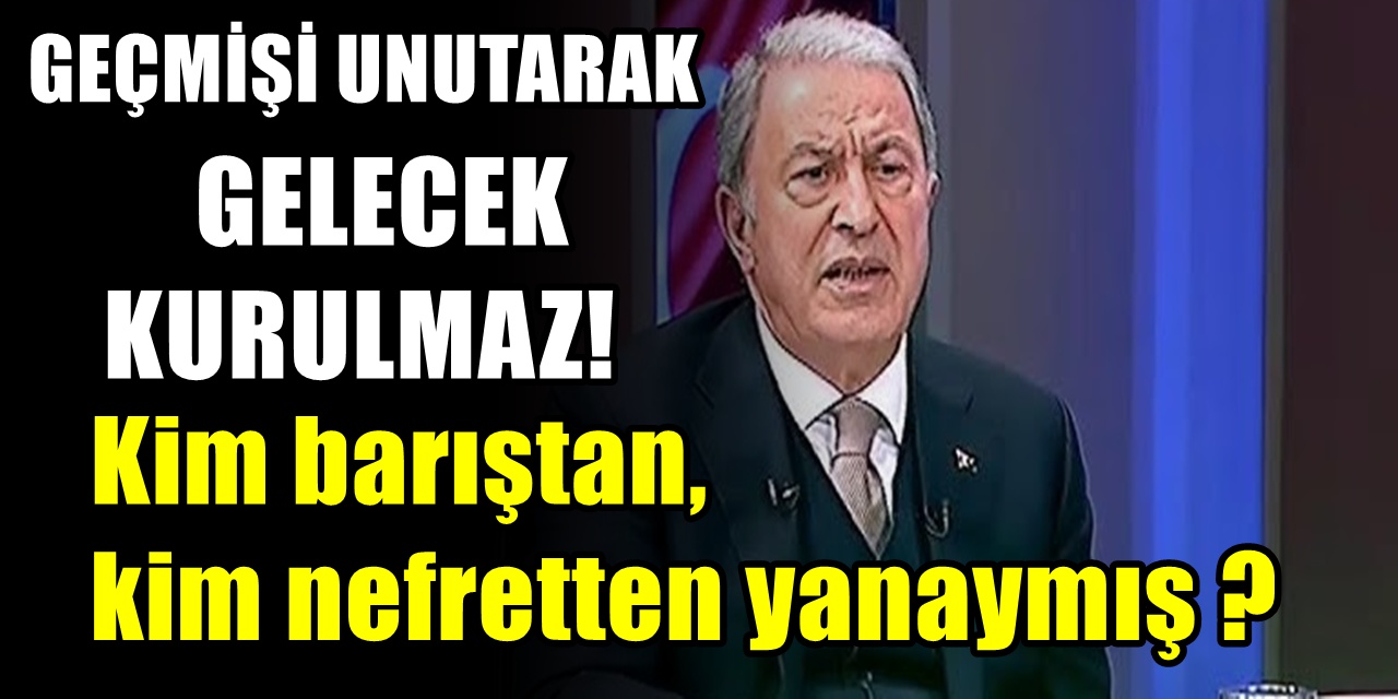 AK Parti'li Hulusi Akar'dan  Kuzey Kıbrıs’taki gemi kazasıyla ilgili sert paylaşım