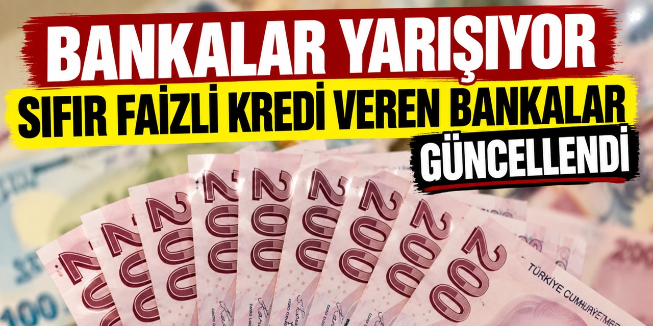 Rakam 100 bin TL'ye kadar dayandı. Hangi bankalar sıfır faizli kredi veriyor