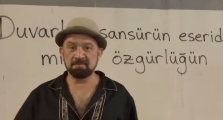Sprey boyayla duvara yazı yazan Şevket Çoruh: Deniz Göktaş'ı serbest bırakın