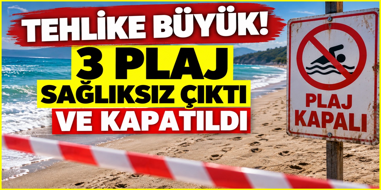 Binlerce kişi giriyordu! İstanbul'daki üç plaj kapatıldı: Halk sağlığına uygun değilmiş