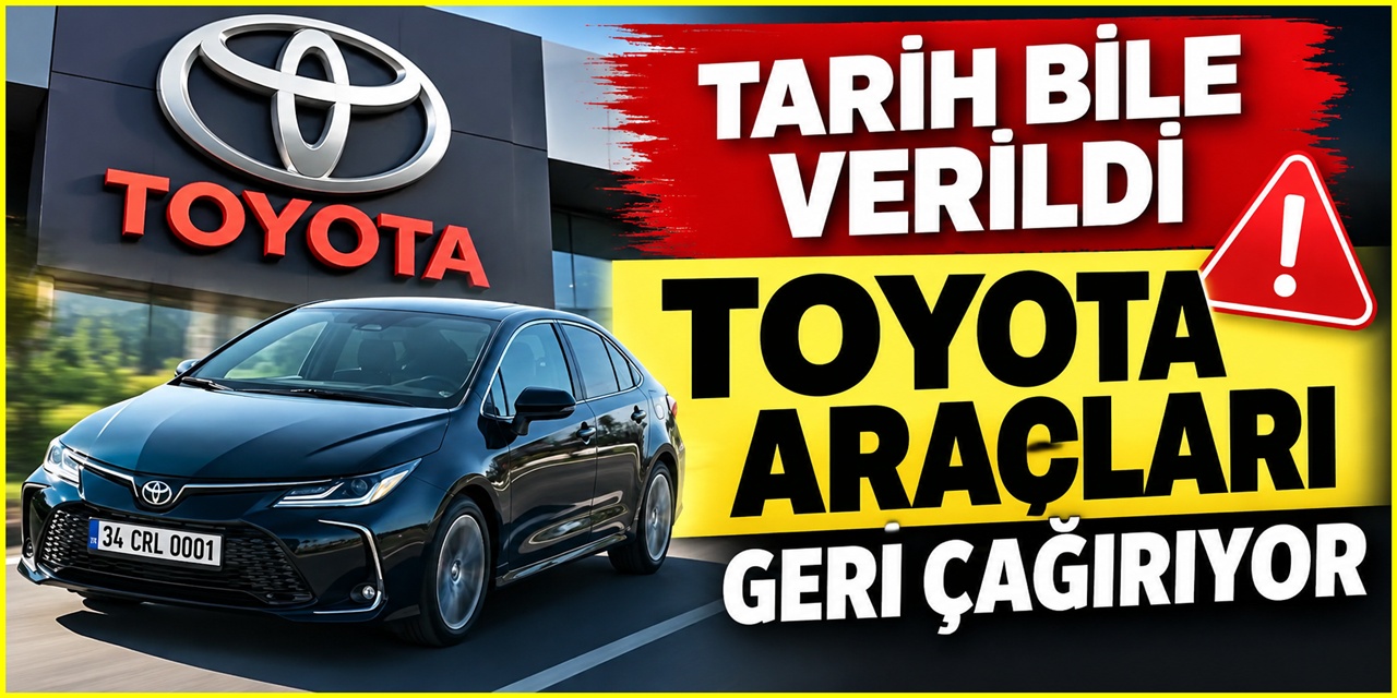 Otomotiv devi Toyota araçları geri çağırıyor