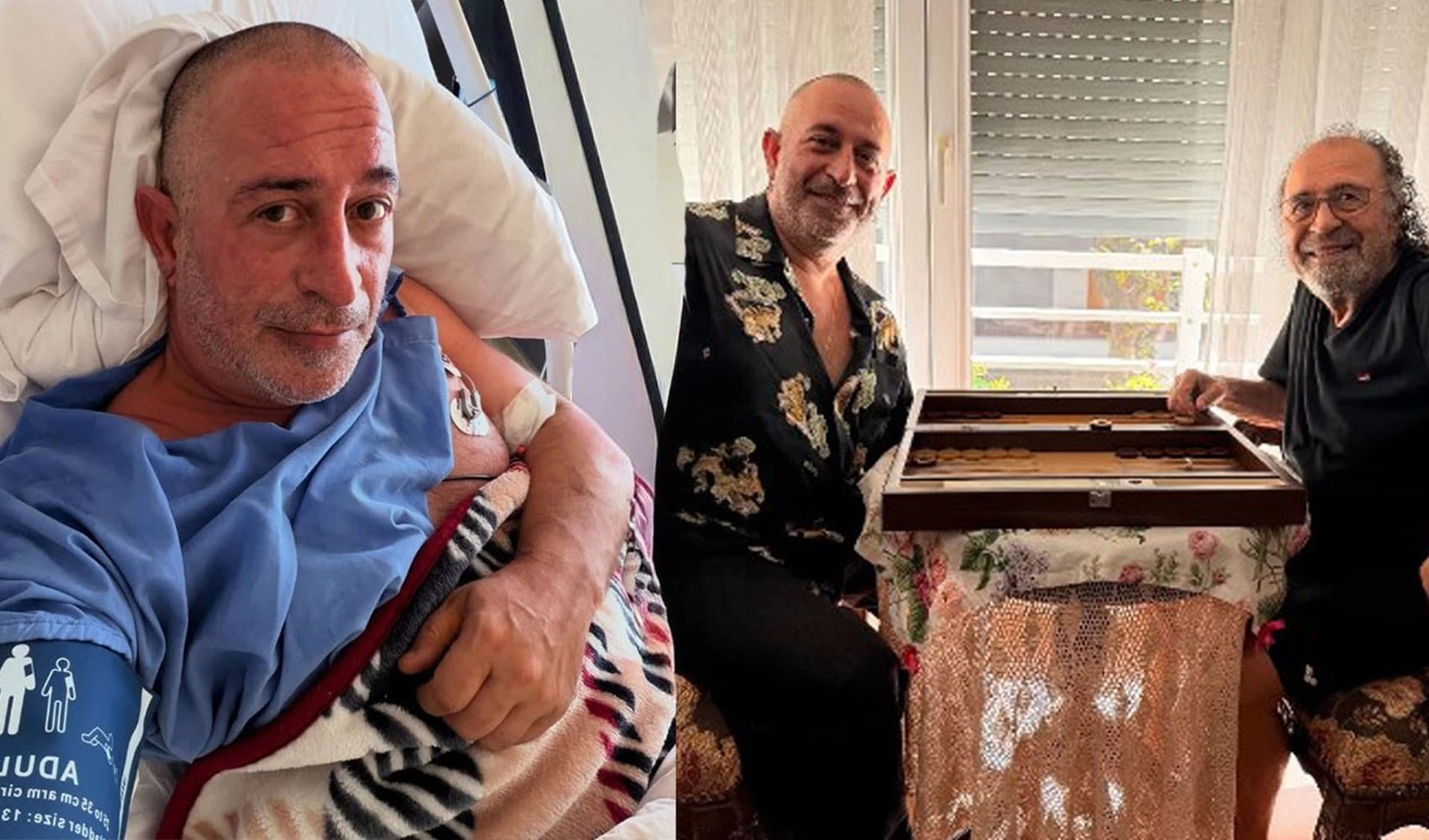 Ölümden dönmüştü! Cem Yılmaz’dan babasıyla tavla paylaşımı