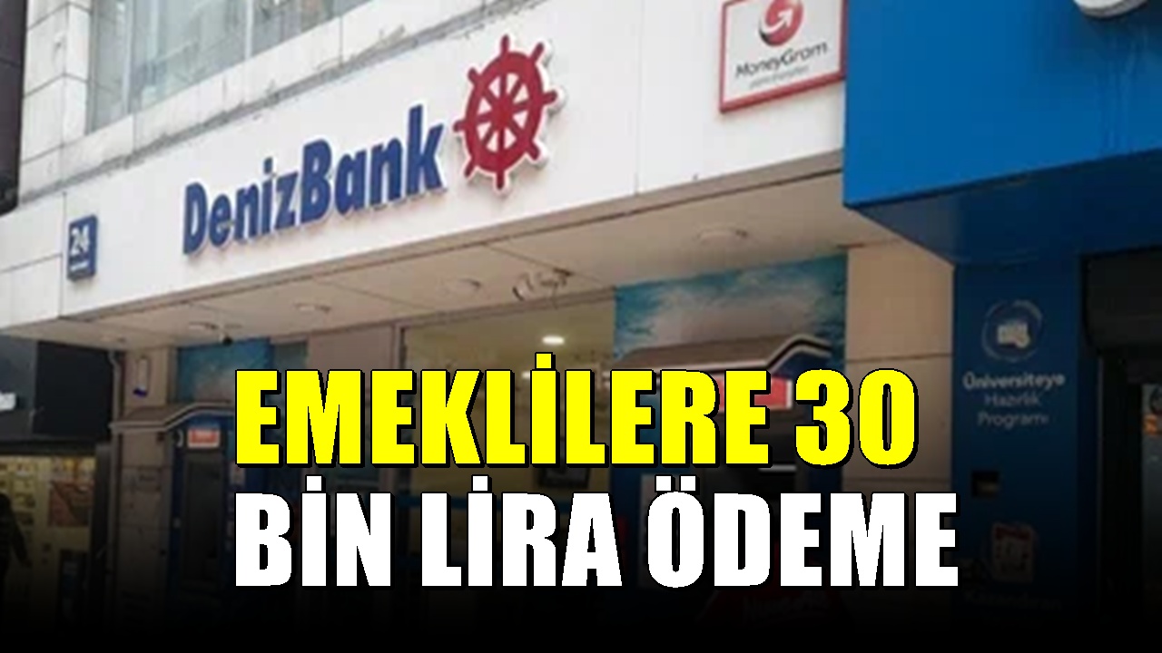 Denizbank'ın ekim 2026 özel promosyonu! Emeklilere veriyor