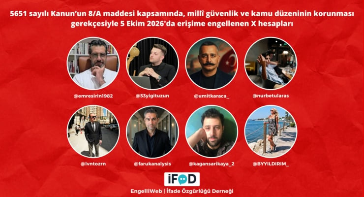 Türkiye'de en az 70 X hesabı daha erişime engellendi