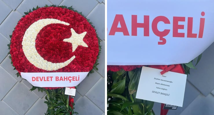Devlet Bahçeli, TFF başkanına çiçek yollayarak desteğini ilan etti! Yalnız değilsin