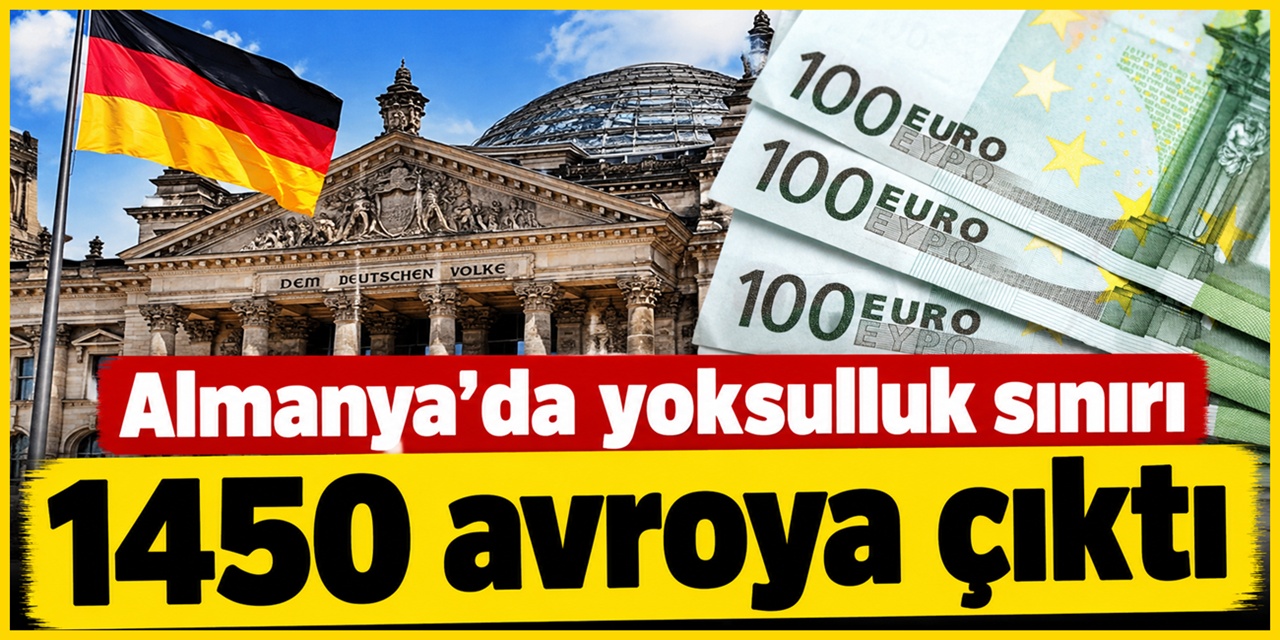 Almanya'da yoksulluk sınırı 1450 avroya dayandı
