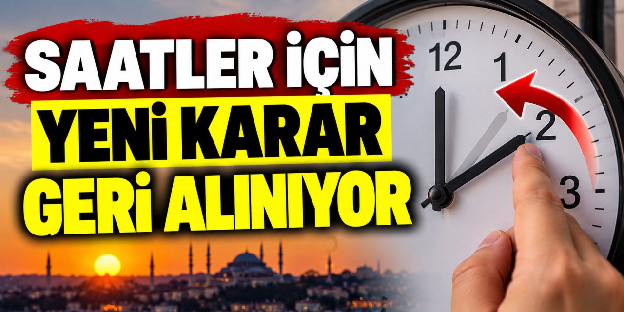 Kış saati uygulaması bu gece başlıyor: Saatler bir saat geri alınacak
