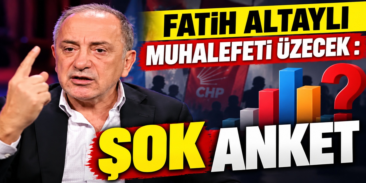 Fatih Altaylı’nın paylaştığı ANK-AR anketinde ipi göğüsleyen parti! Muhalefet üzülecek
