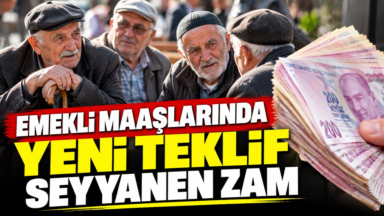Emekli maaşlarında yeni teklif : 25 bin TL zam için yeni adım