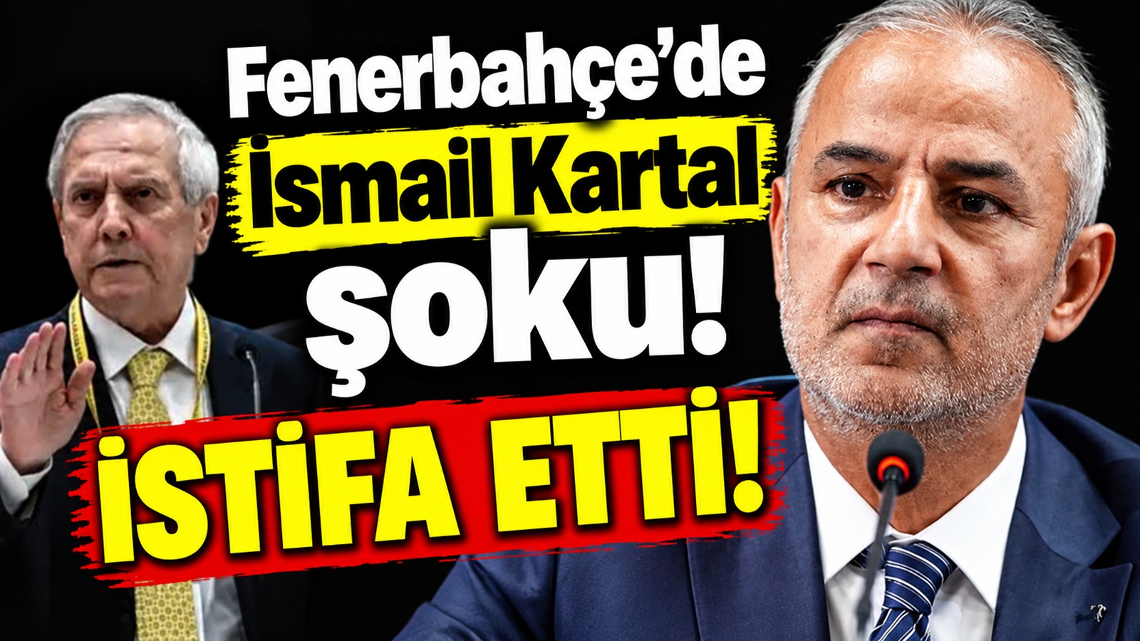 Son dakika: Fenerbahçe'de İsmail Kartal dönemi sona erdi! Yönetim istifayı kabul etti
