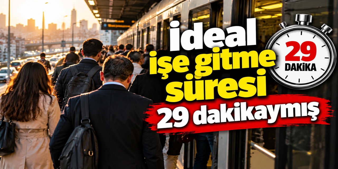 Dikkat çeken araştırma : İdeal işe gitme süresi 29 dakika çıktı