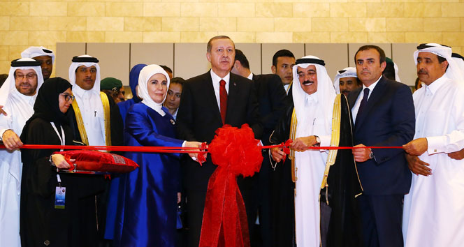 Erdoğan, uluslararası kitap fuarını açtı!