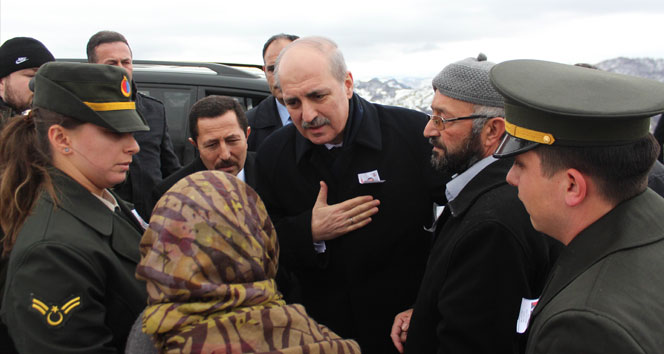 Kurtulmuş'tan şehit ailesine yardım!