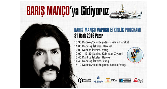 Barış Manço için çok özel anma programı