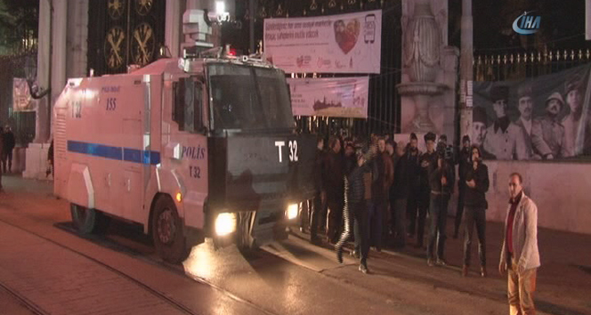 Galatasaray Meydanı’nda polis müdahalesi