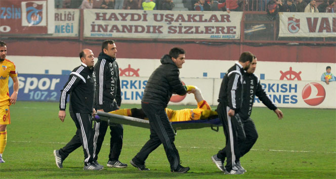 Kayserispor'da şok sakatlık