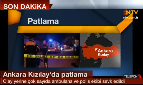 Ankara'da son dakika patlama haberi çok sayıda ölü var