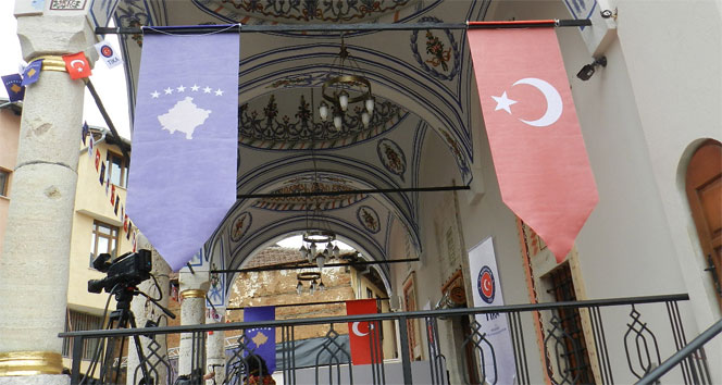 Erdoğan canlı bağlantıyla Prizren'de cami açtı