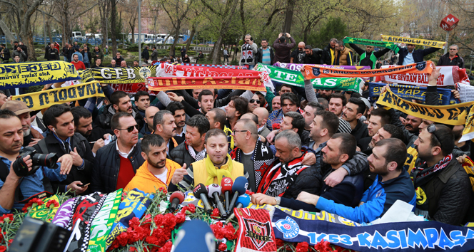 Cebeci'de teröre karşı renklerin birliği